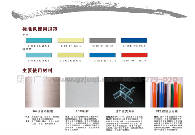 标识标牌材料 标识标牌材料