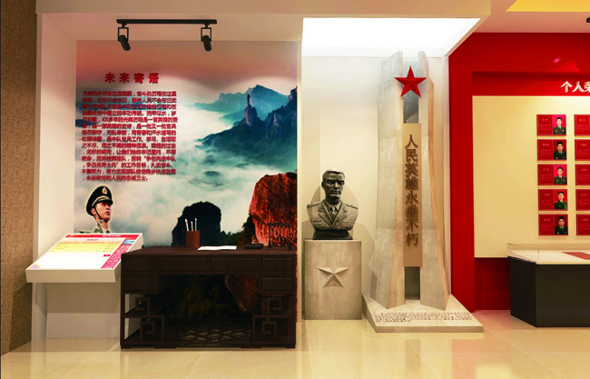 某部军史馆建设效果图 某部军史馆建设效果图